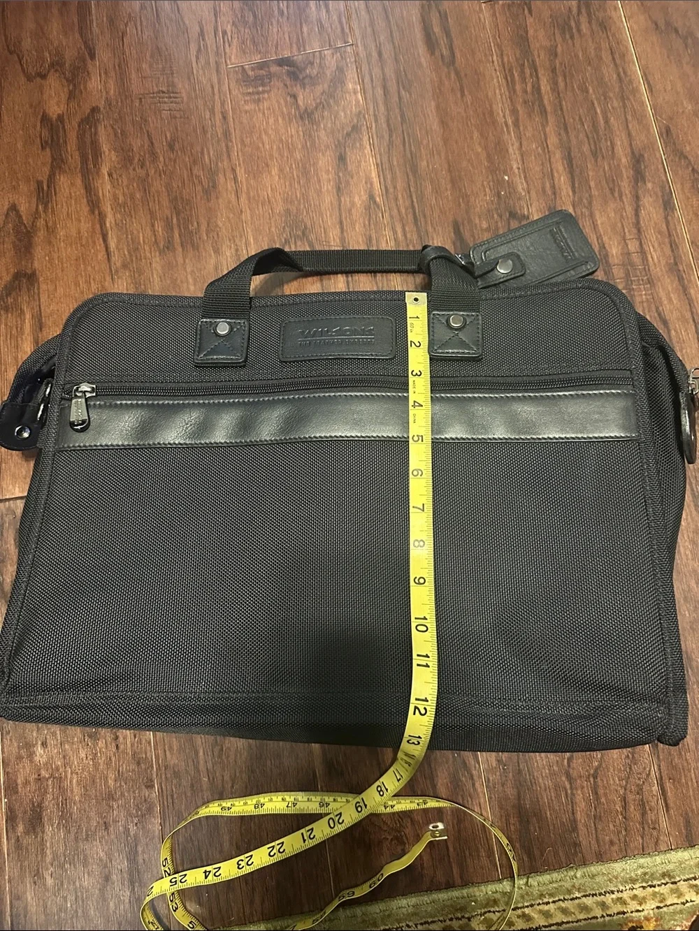 Wilson’s | NWT Black Men's Briefcase/ Messenger/ Laptop Bag